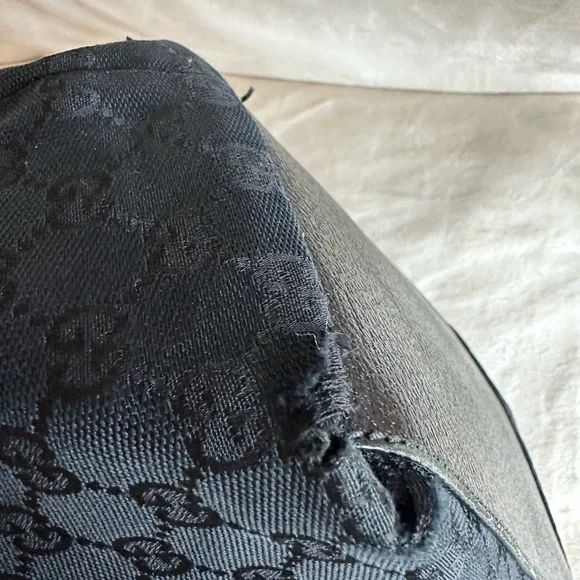 Authentic Gucci black mini canvas tote bag  (Vintage) - Picture 12 of 16